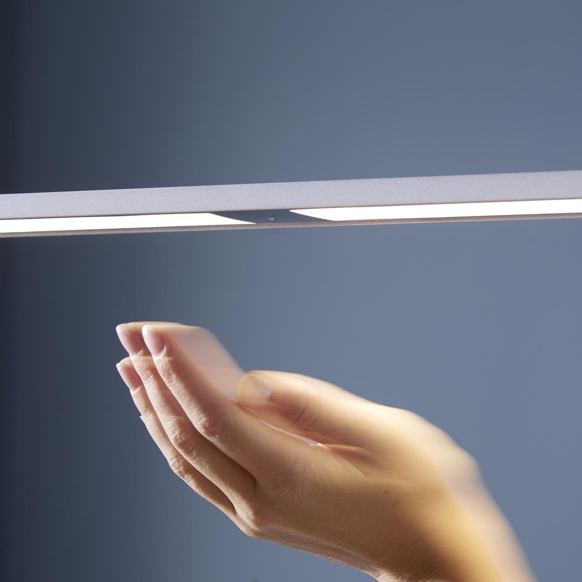LED-Hängeleuchte Nika Alufarben B: 7 cm - Alufarben, Trend, Metall (100/7/160cm) - Paul Neuhaus