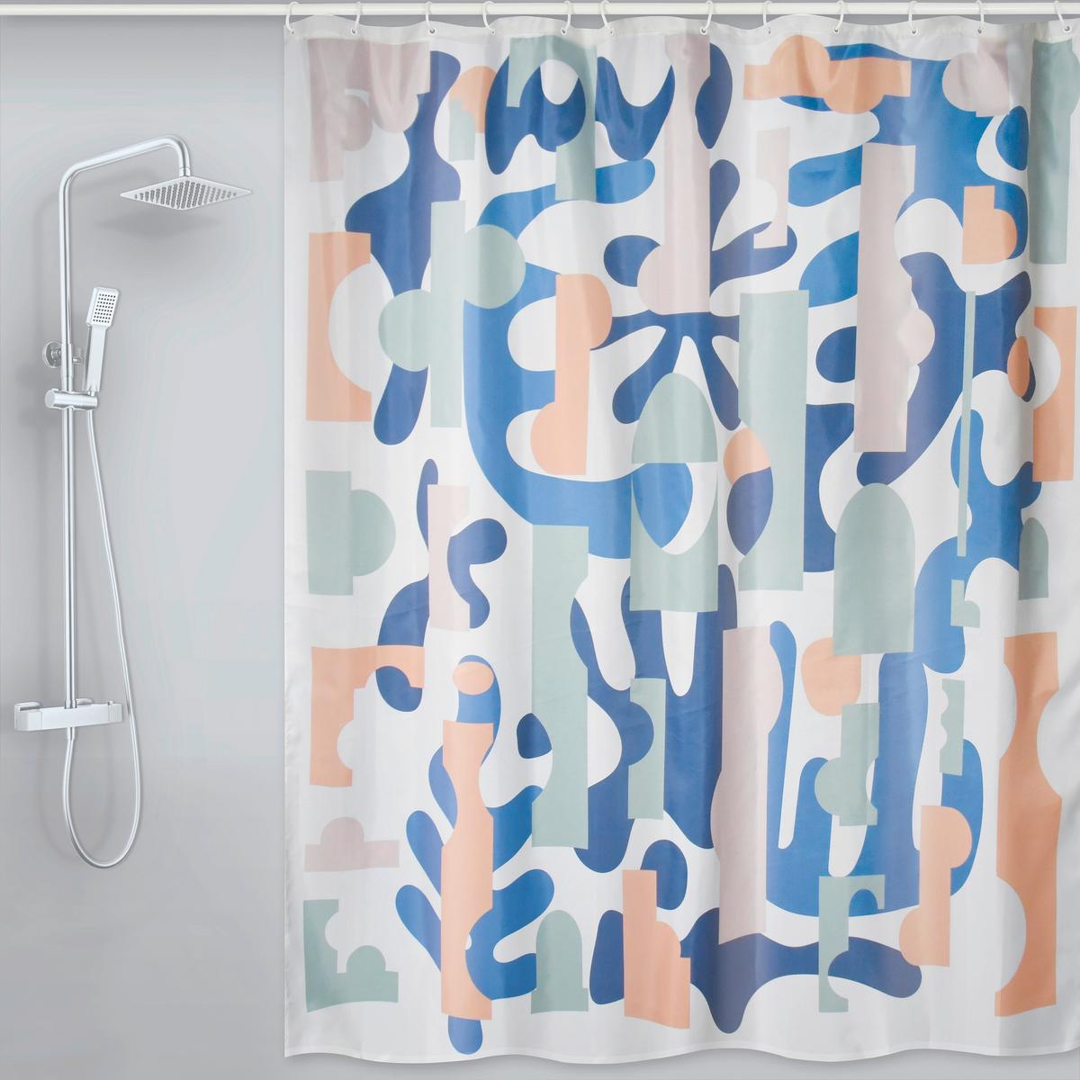 Duschvorhang Solea 100% Polyester - Multicolor, Basics, Textil (180/200cm) - MSV