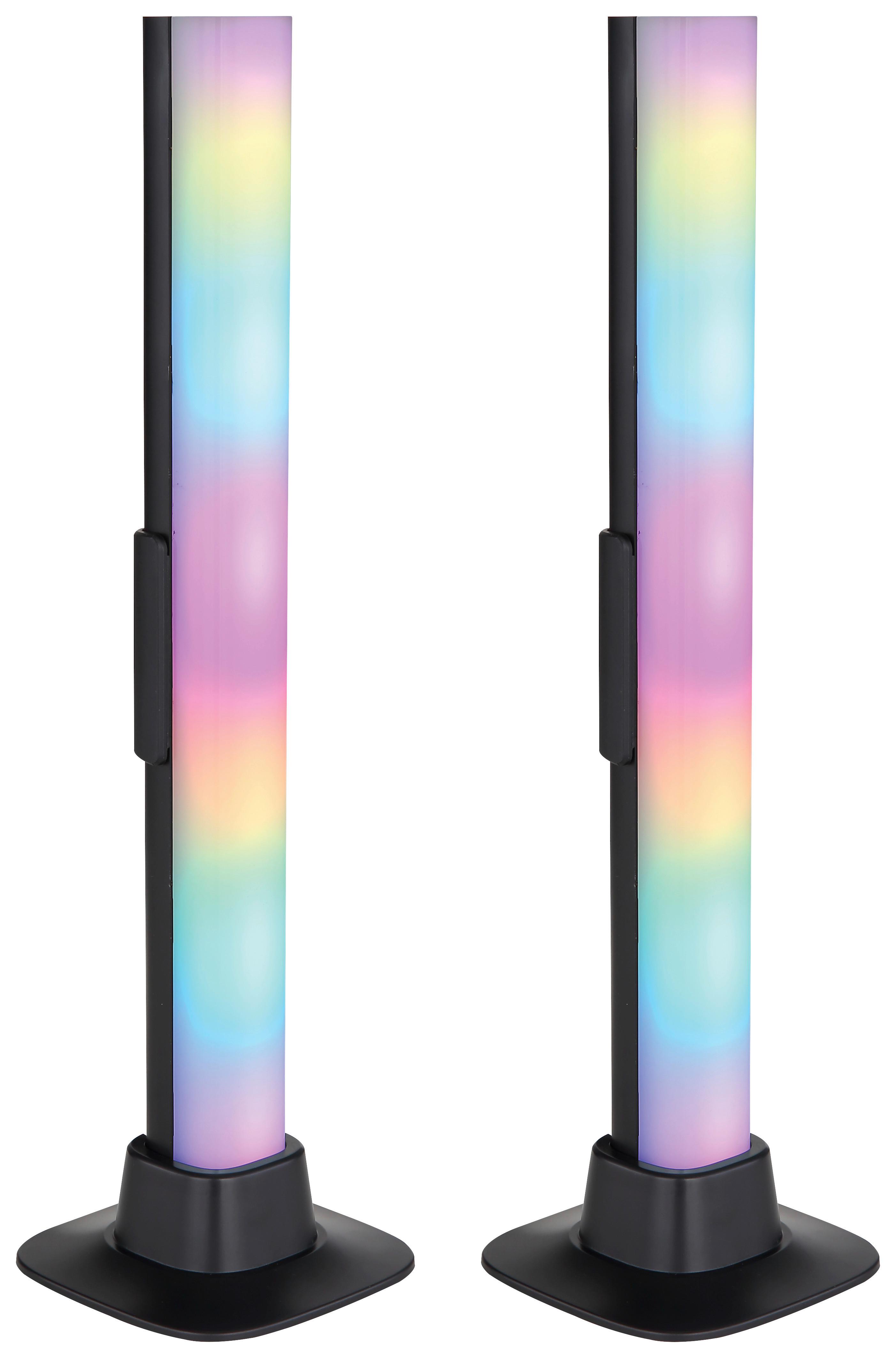 Tischleuchte Jenny - Opal/Schwarz, MODERN, Kunststoff (3/3/30cm) - Luca Bessoni