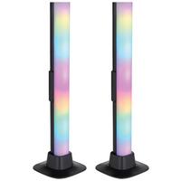 Tischleuchte Jenny - Opal/Schwarz, MODERN, Kunststoff (3/3/30cm) - Luca Bessoni