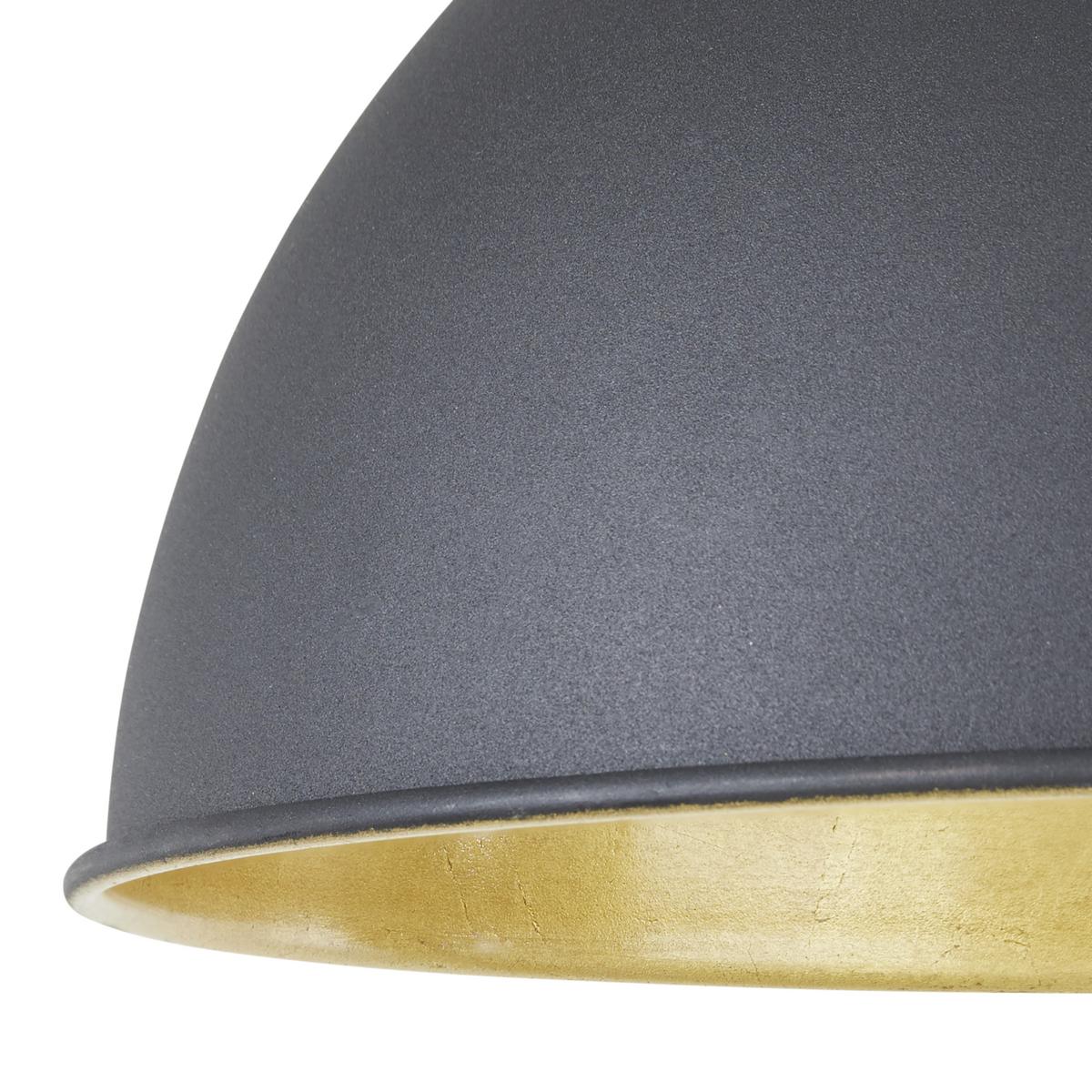 Závěsné svítidlo Jimmy 30/105 cm, 60 Watt - černá/barvy zlata, Lifestyle, kov (30/105cm) - Mömax