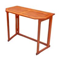 Balkontisch Klappbar Eukalyptusholz L 100 cm - Braun, Basics, Holz (100/50/75cm) - Gardenson