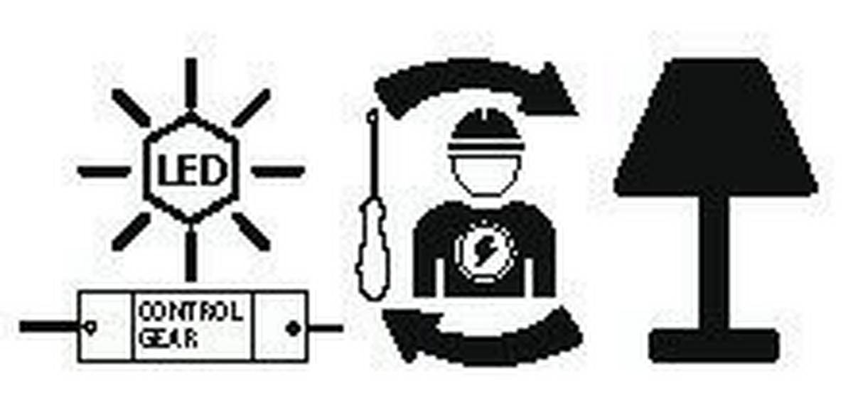 Stehlampe Picacha 1 Schwarz/Weiss - Schwarz/Weiß, Basics, Kunststoff/Metall (2/2/150cm) - Eglo