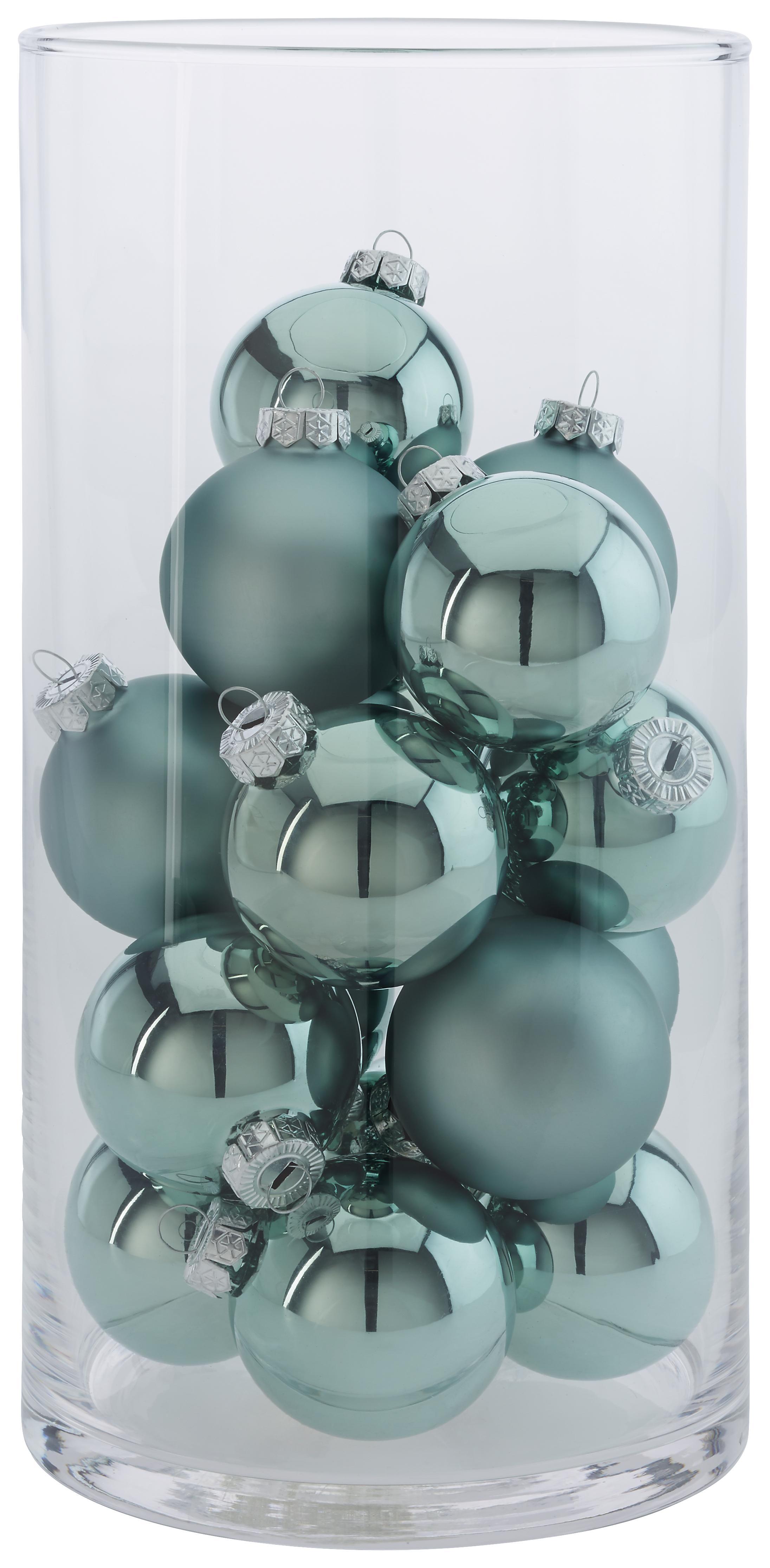 Koule Na Vánoční Stromek Noel I - světle modrá, Basics, sklo (6cm)