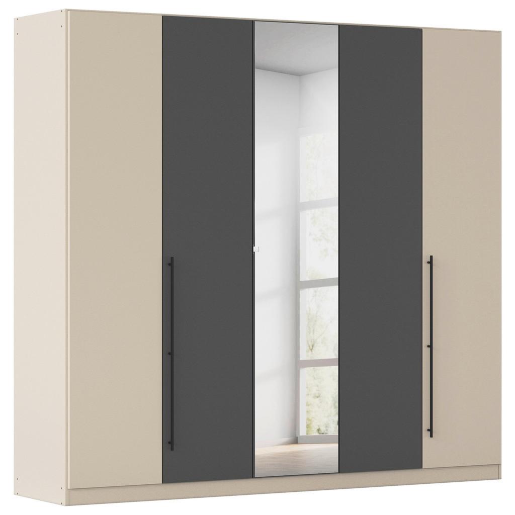 Kleiderschrank Safari mit Spg. Grau/Champagner B: 226cm