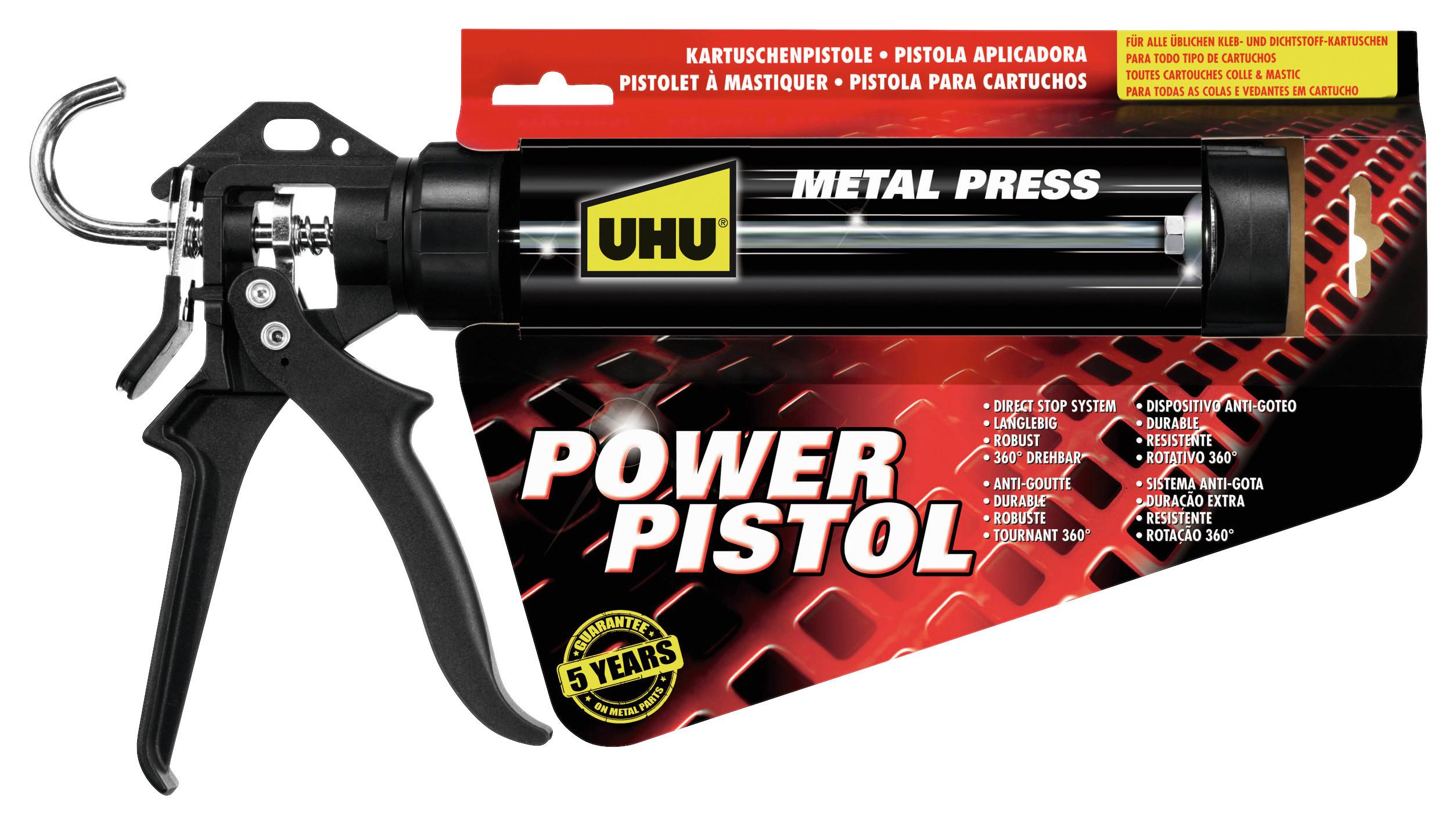 Kartuschenpresse Power Pistol Metall, L: 41 cm
