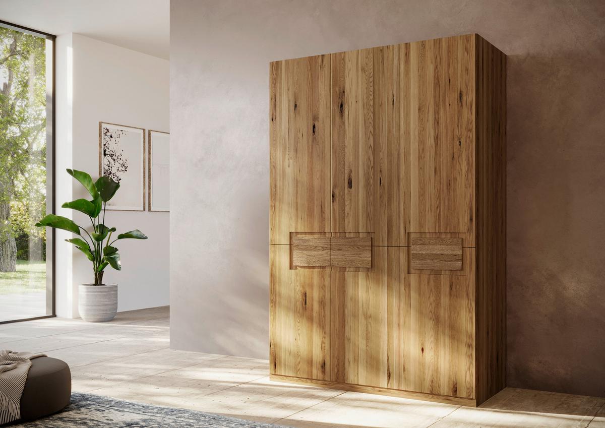 Drehtürenschrank Emilia, Eichefarben B: 152 Cm - Eichefarben, MODERN, Holz (152/223/62cm) - MID.YOU