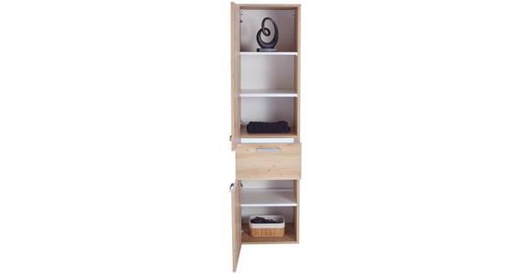 Hochschrank Fresh 240-C-04014 Hs - Weiß/Eiche Artisan, KONVENTIONELL, Holzwerkstoff (40/168,5/38,5cm) - Ondega