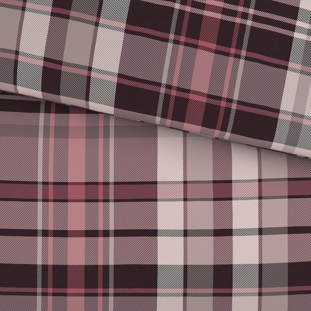 BETTWÄSCHE KATTHULT - Beige/Lila, MODERN, Textil - Luca Bessoni