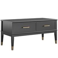 Couchtisch Westerleigh Schwarz B: 106 cm - Schwarz, Design, Holzwerkstoff/Metall (106/52/51cm) - MID.YOU