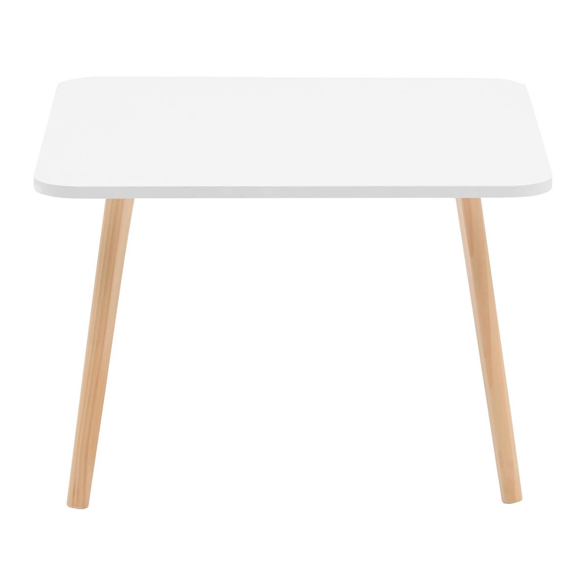KONFERENČNÝ STOLÍK ANOUK *CENOVÝ TRHÁK* - biela/farba borovice, Modern, drevo/kompozitné drevo (60/60/40cm) - Based