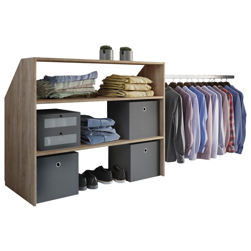 Dachschrägenregal Dacho 90 cm Sonoma Eiche