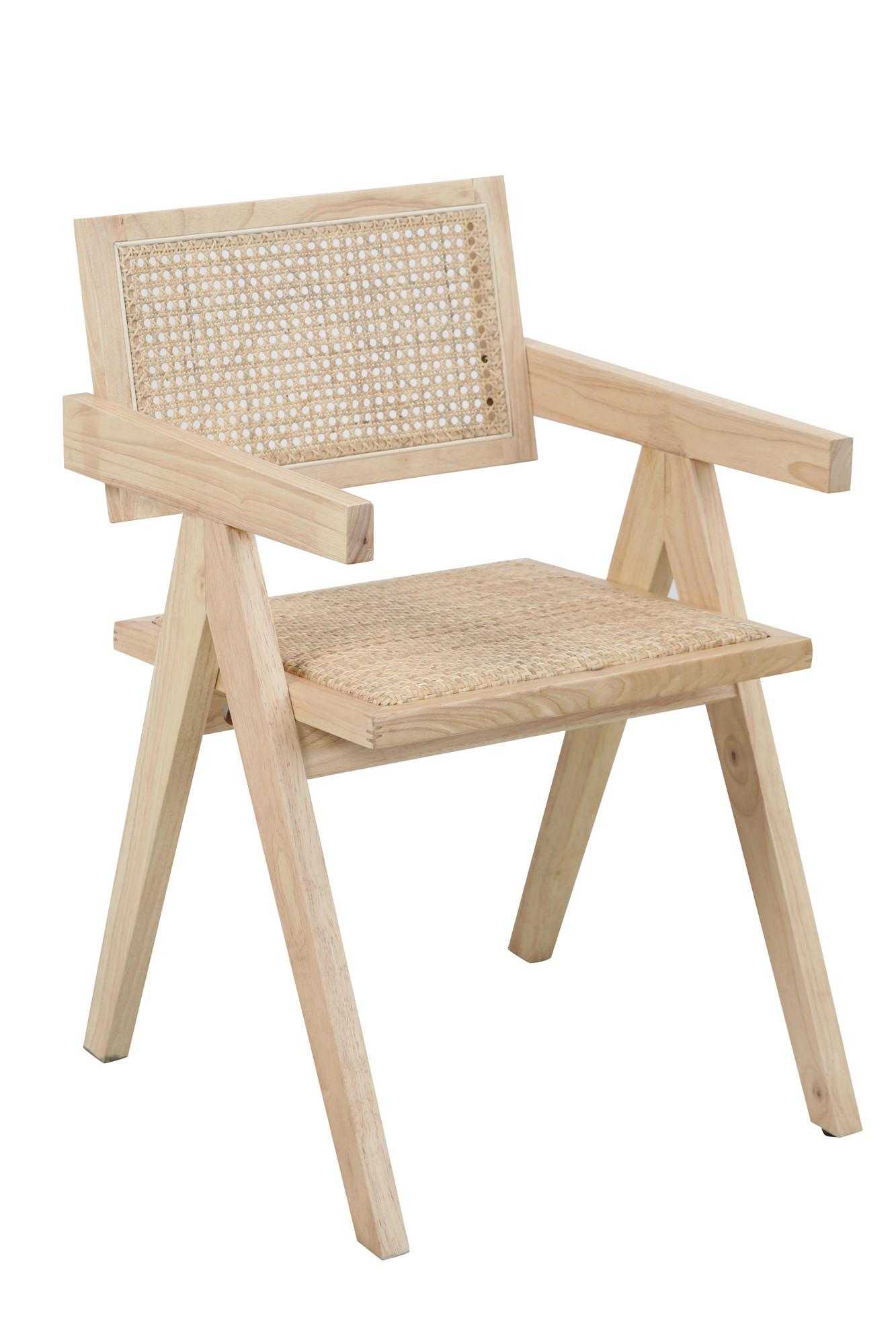 ARMLEHNSTUHL Naturfarben B: 52cm - Naturfarben, MODERN, Holz (52/78/58cm) - MID.YOU