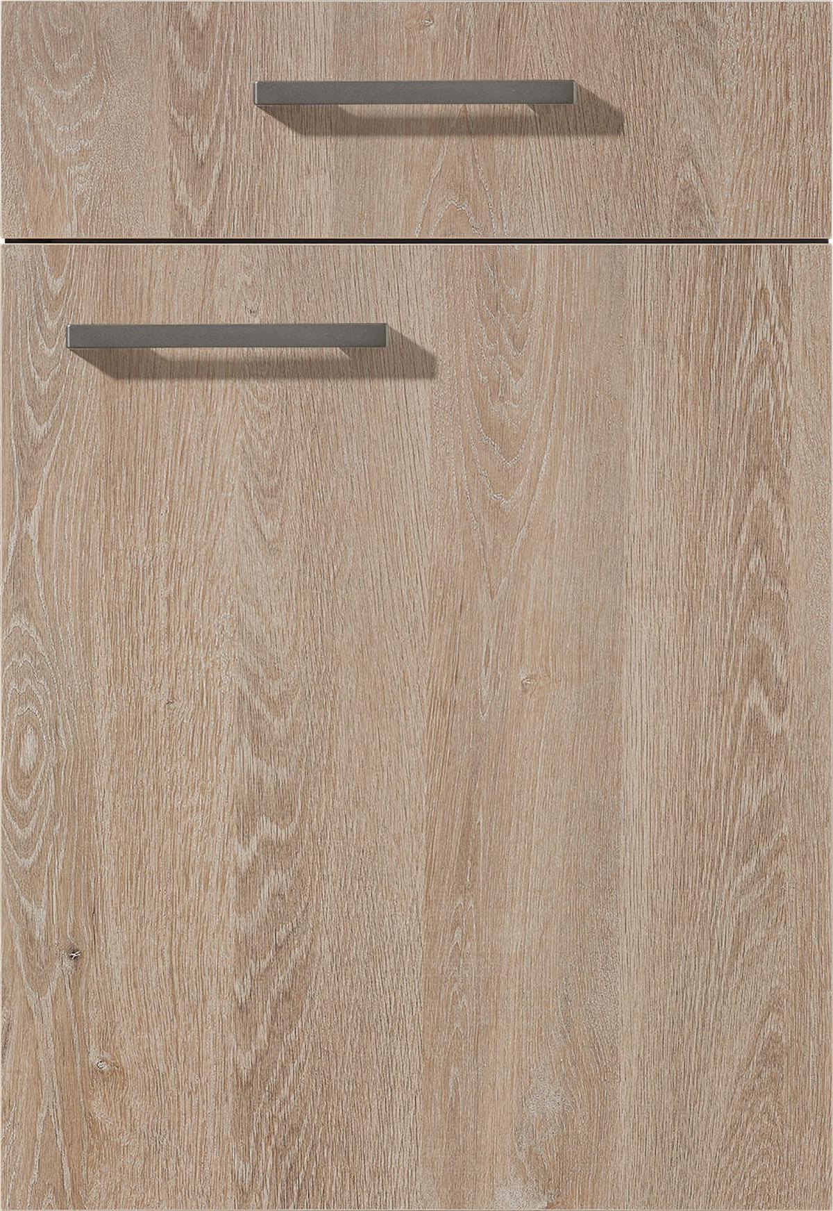 Front: Eiche Bergamo Front Riga - Eichefarben, MODERN, Holzwerkstoff - Vertico