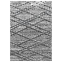 Webteppich Grau Pisa 120x170 cm - Grau, KONVENTIONELL, Textil (120/170cm)