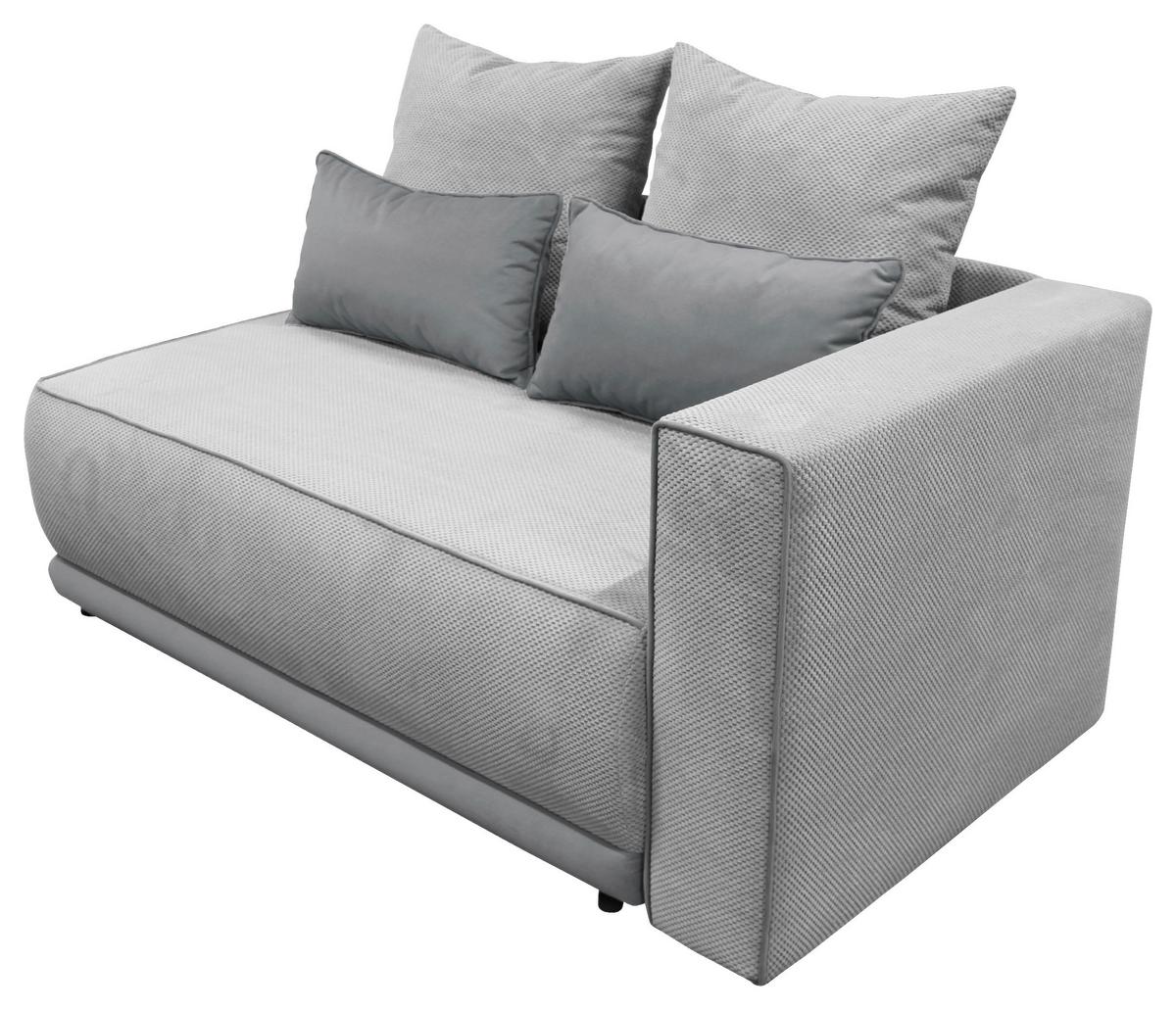 Récamiere Iga Re Grau B: 168 Cm - Rosa/Grau, Design, Textil (168/73/99cm) - MID.YOU