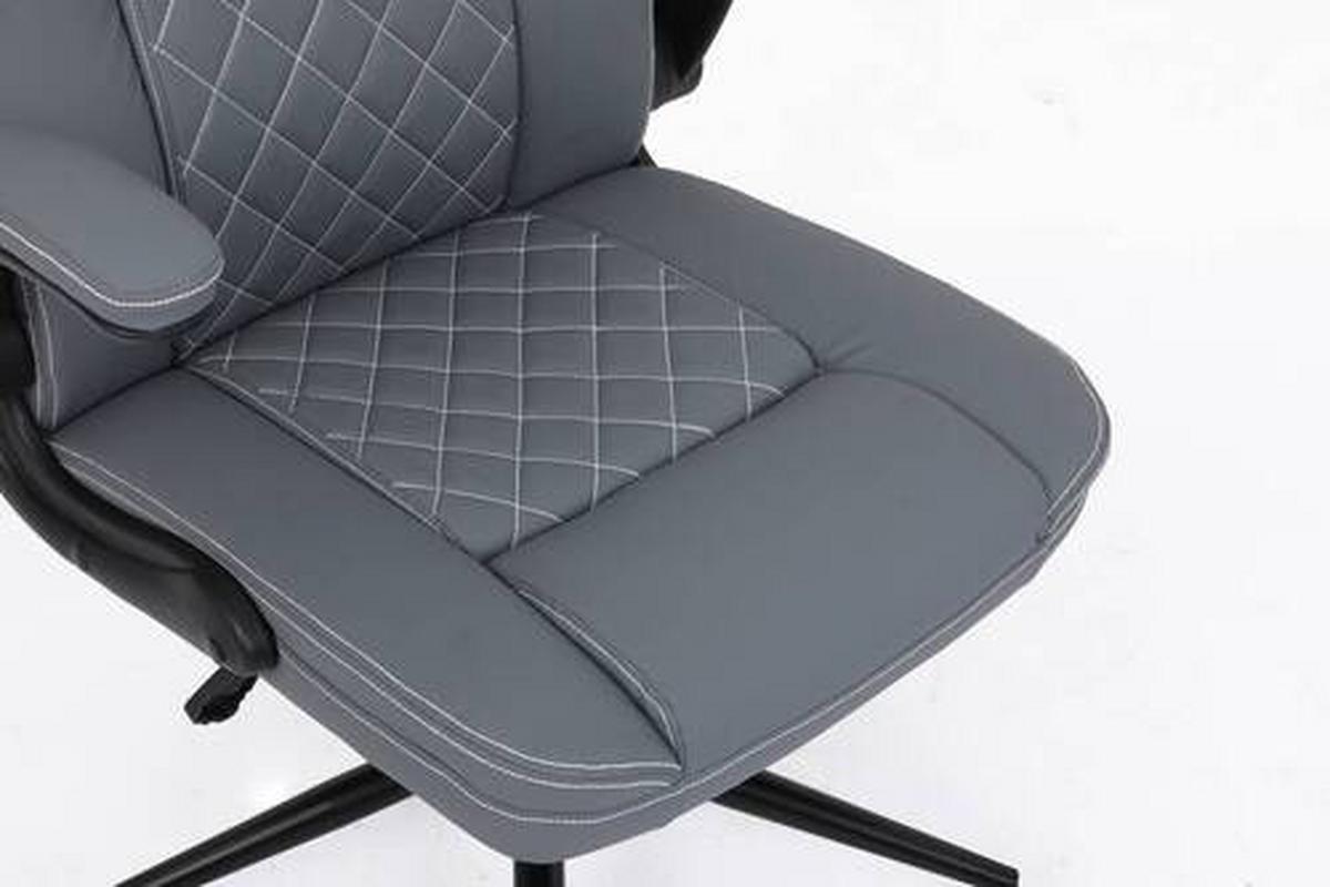 Chefsessel Fredy - Schwarz/Weiß, MODERN, Holz/Kunststoff (64/116/70cm)