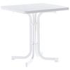 Gartentisch 155038 - Weiß, MODERN, Holzwerkstoff/Metall (70/70/72cm) - Sieger