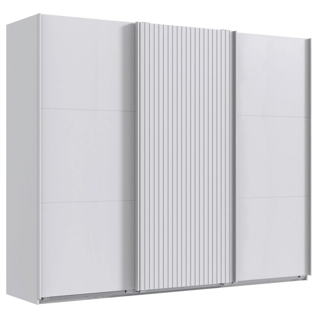 Schwebetürenschrank Andorra Weiß B: 300 cm