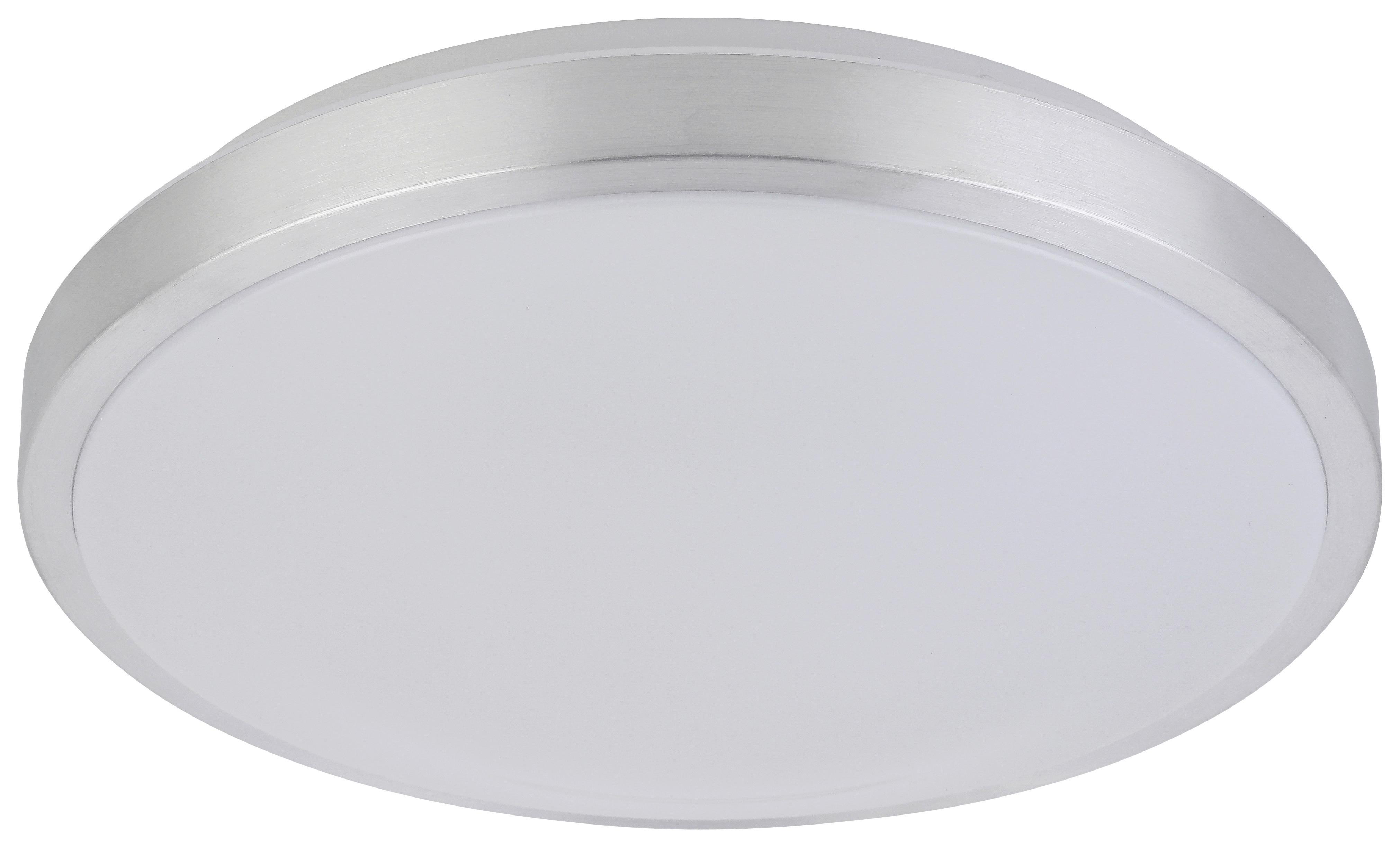 Stropné svietidlo Winfried, bez 2x E27 max. 25W - biela/hliníková, Modern, kov/plast (30/9cm) - Mömax