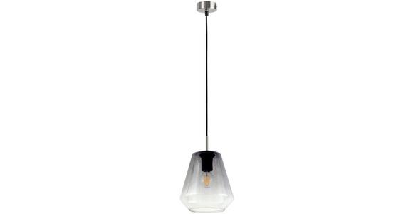 Hängeleuchte Bridget H: 180 cm 1-Flammig, Rauchglas/Eisen - ROMANTIK / LANDHAUS, Glas/Metall (21/180cm) - James Wood