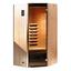 Infrarotkabine Tanilla Eck - Fichtefarben, MODERN, Glas/Holz (137/190/99cm)