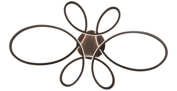 Led-deckenleuchte Basti - Schwarz, MODERN, Metall (83/45,5/7,5cm) - Luca Bessoni