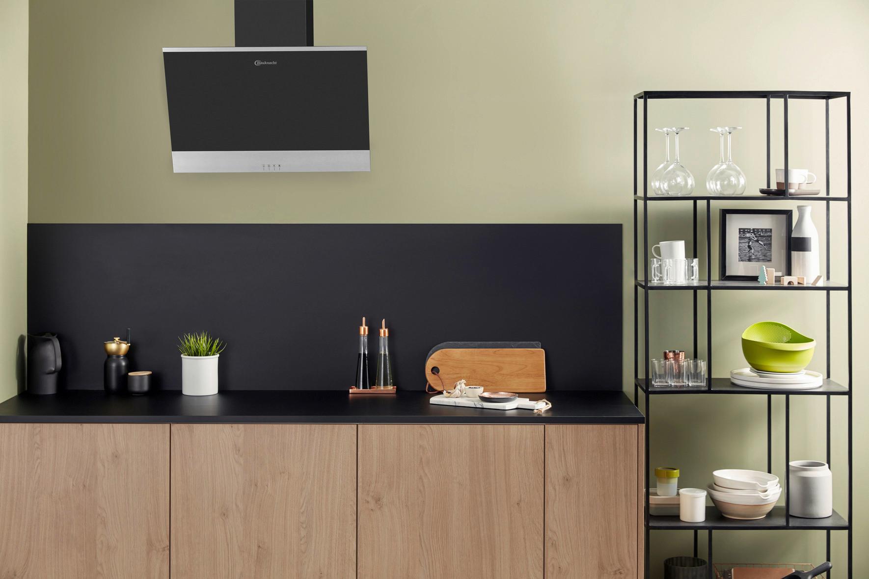 Bauknecht Kopffreihaube Dbhvp 63 lm K Glas Schwarz B: 60 cm mit Led