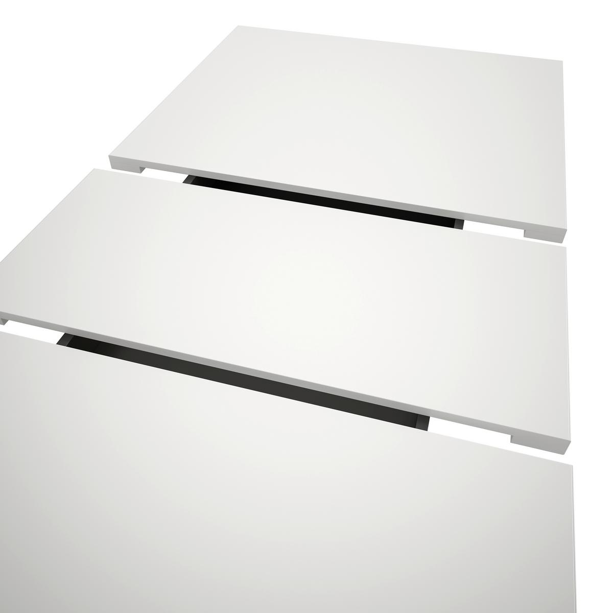 Ausziehtisch Marlon 150 Az Melamin Weiß, B:150-190 cm - Weiß, KONVENTIONELL, Holzwerkstoff (150-190/90/76cm) - MID.YOU