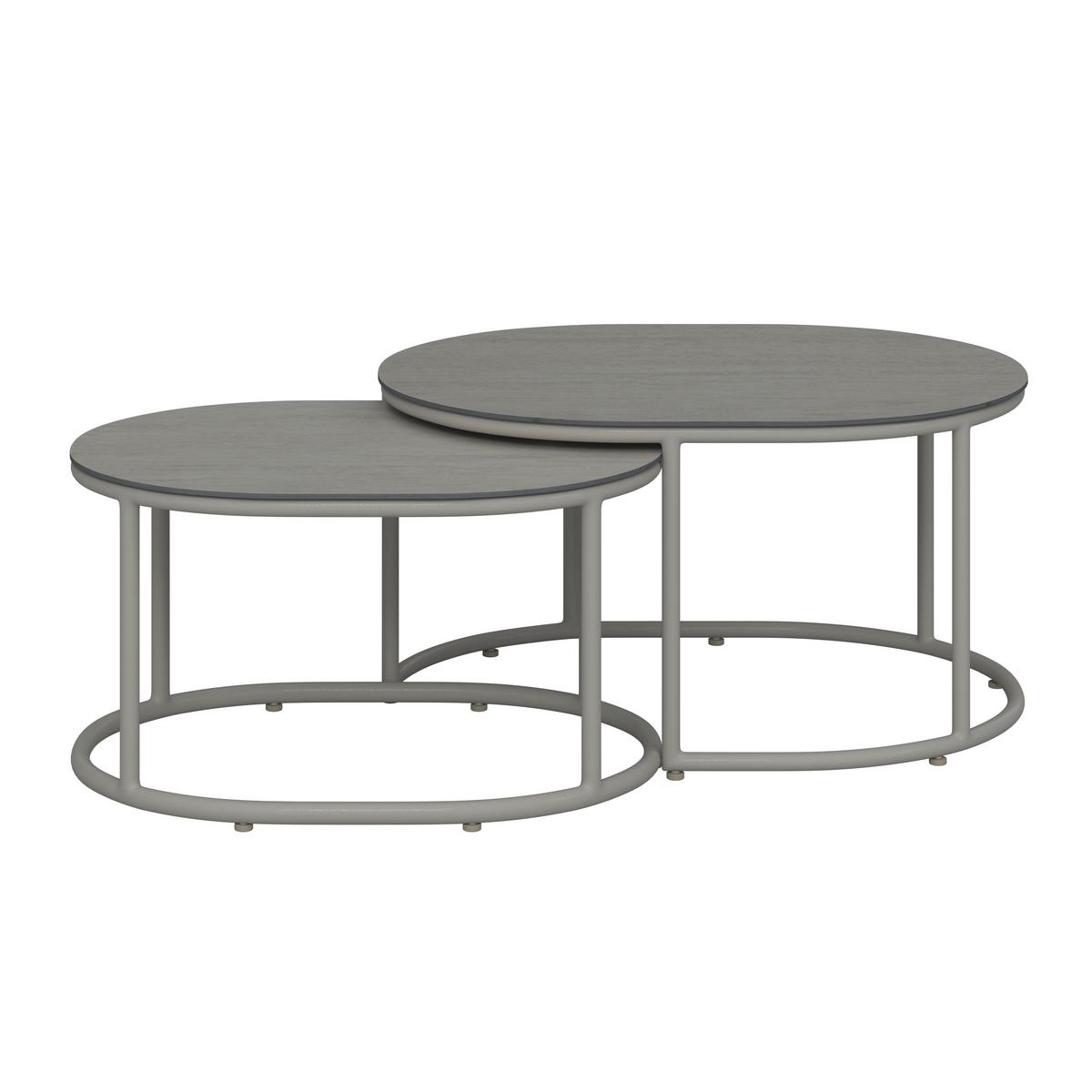 TERASOVÁ SEDACIA SÚPRAVA ALVINA - krémová, Modern, kov/textil (259/74/199cm) - Bessagi Garden