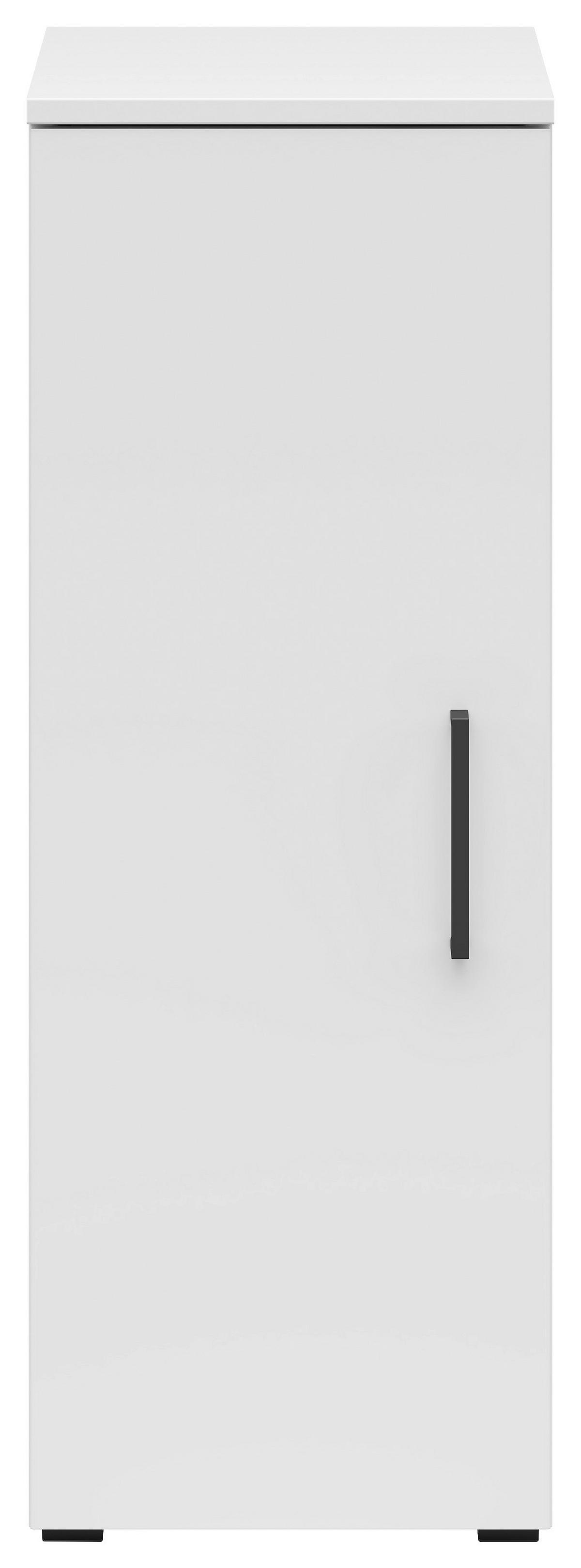 Skrinka MULTISTAURAUM š: 30cm - čierna/biela, Modern, kompozitné drevo/plast (30/83/40cm)