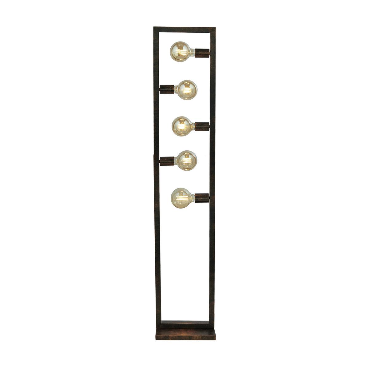 Stehleuchte Eu24101-5ru - Braun, LIFESTYLE, Metall (30/160/15cm)