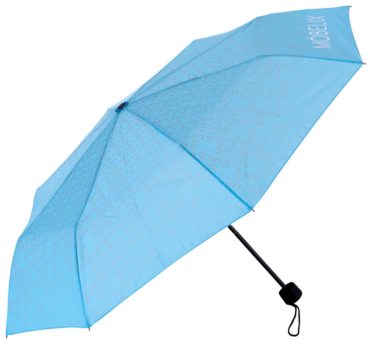 Regenschirm Trend Mini Hellblau ⌀ 96 cm - Basics, Textil/Metall (96cm)