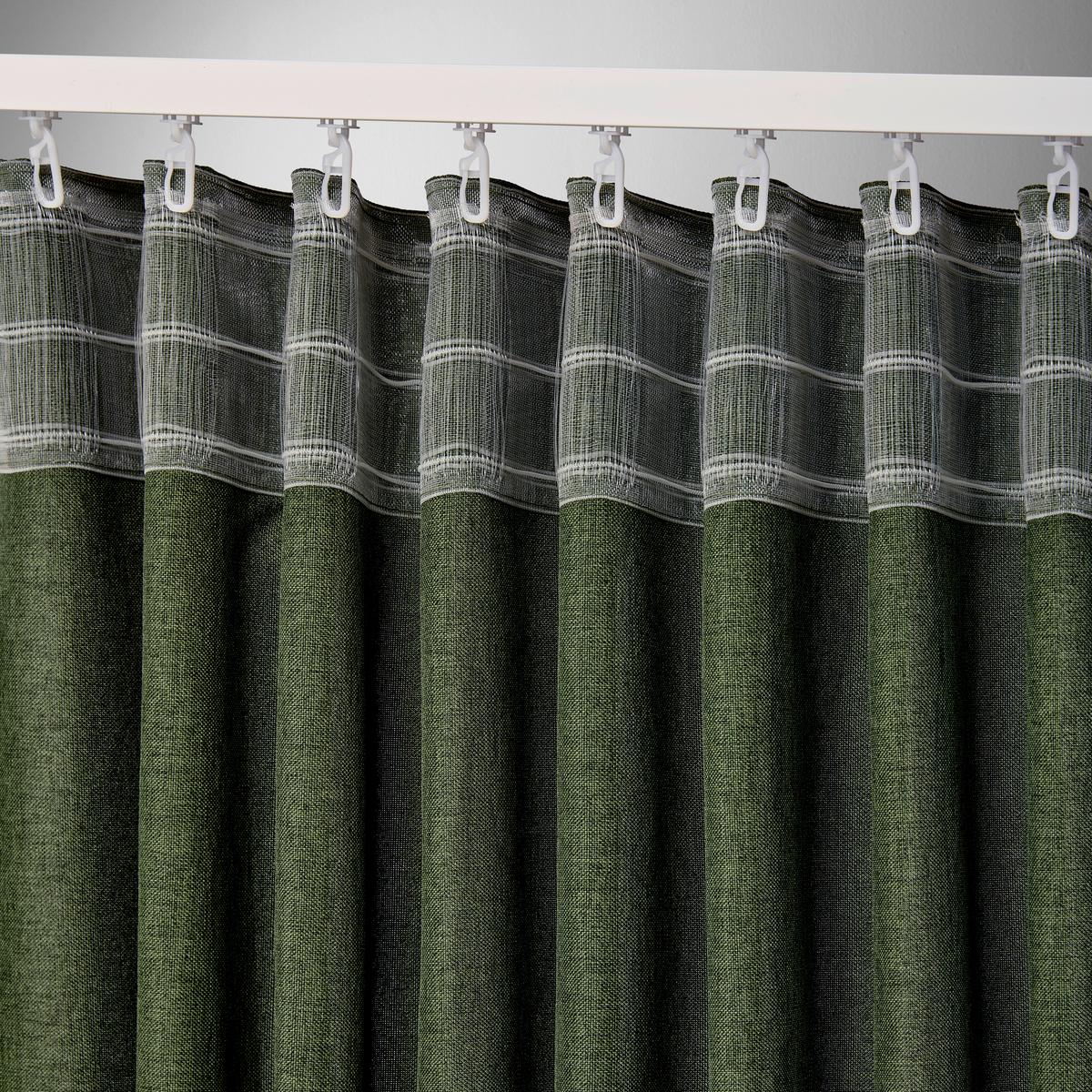 HOTOVÝ ZÁVES ULRICH -TOP- - tmavozelená, textil (135/245cm) - Modern Living