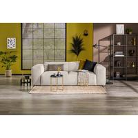 3-sitzer-sofa Hannah Creme B: 247 Cm - Creme/Schwarz, Design, Textil (247/75/104cm) - MID.YOU
