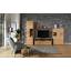 Wohnwand Porto - Buchefarben, MODERN, Glas/Holz (295-325/203,5/39-52cm) Wohnwand Porto - Buchefarben, MODERN, Glas/Holz (295-325/203,5/39-52cm)