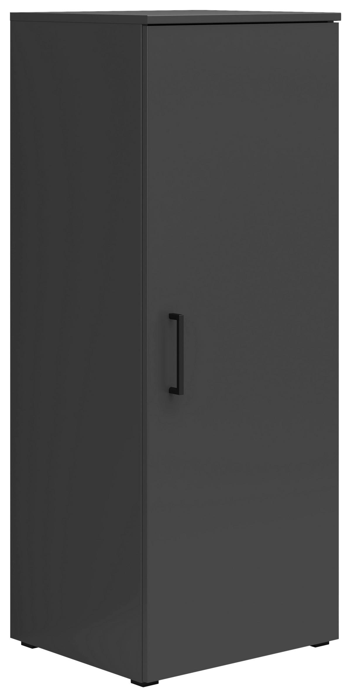 Komoda Cabinet š: 45 cm - čierna/grafitová, Modern, kompozitné drevo/plast (45/115/40cm)