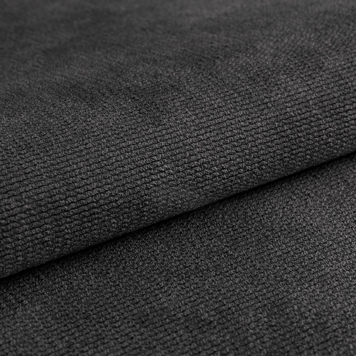 Ecksofa mit Schlaffunktion Volf Schwarz, 261x203 cm - Schwarz, Trend, Kunststoff/Textil (261/203cm)