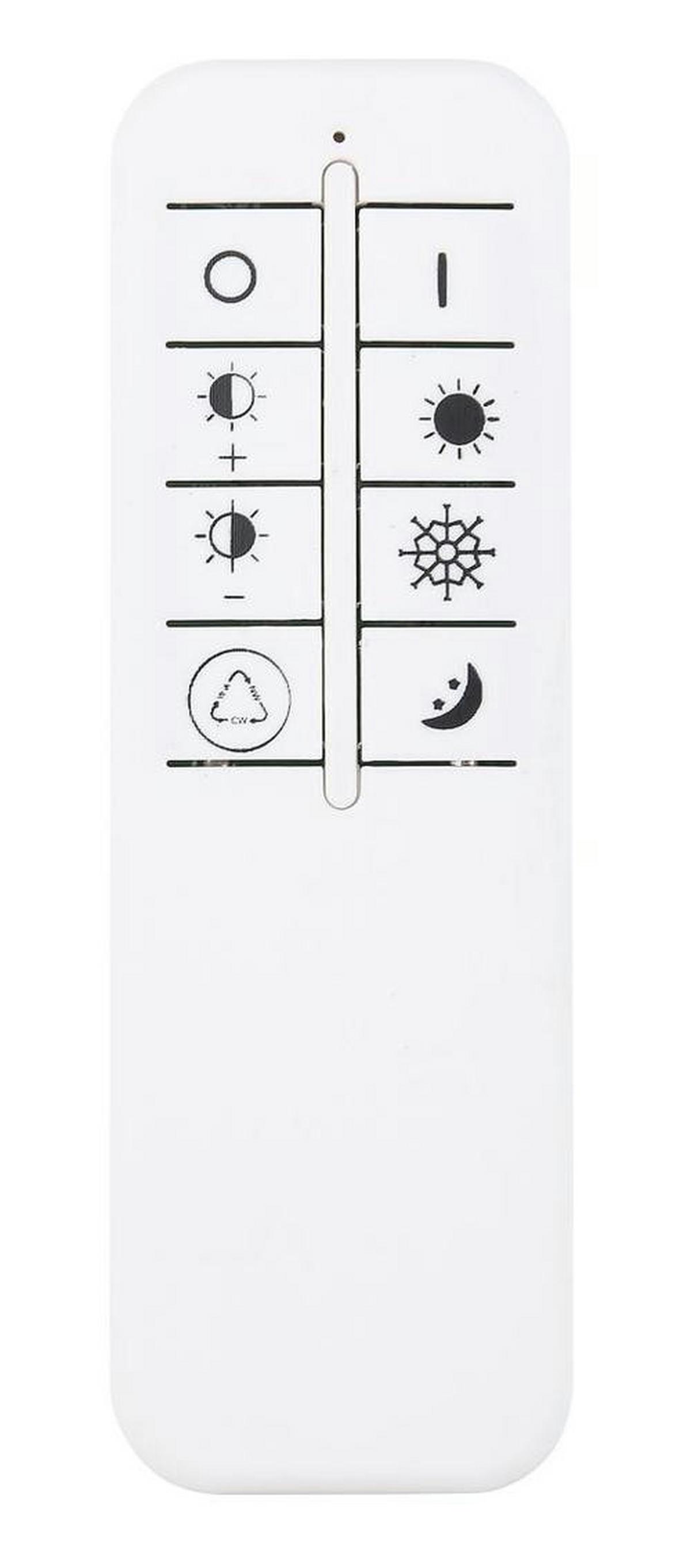 Led-deckenleuchte 48548sh - Weiß, Design, Kunststoff/Metall (49/48,5/6,8cm) - Globo