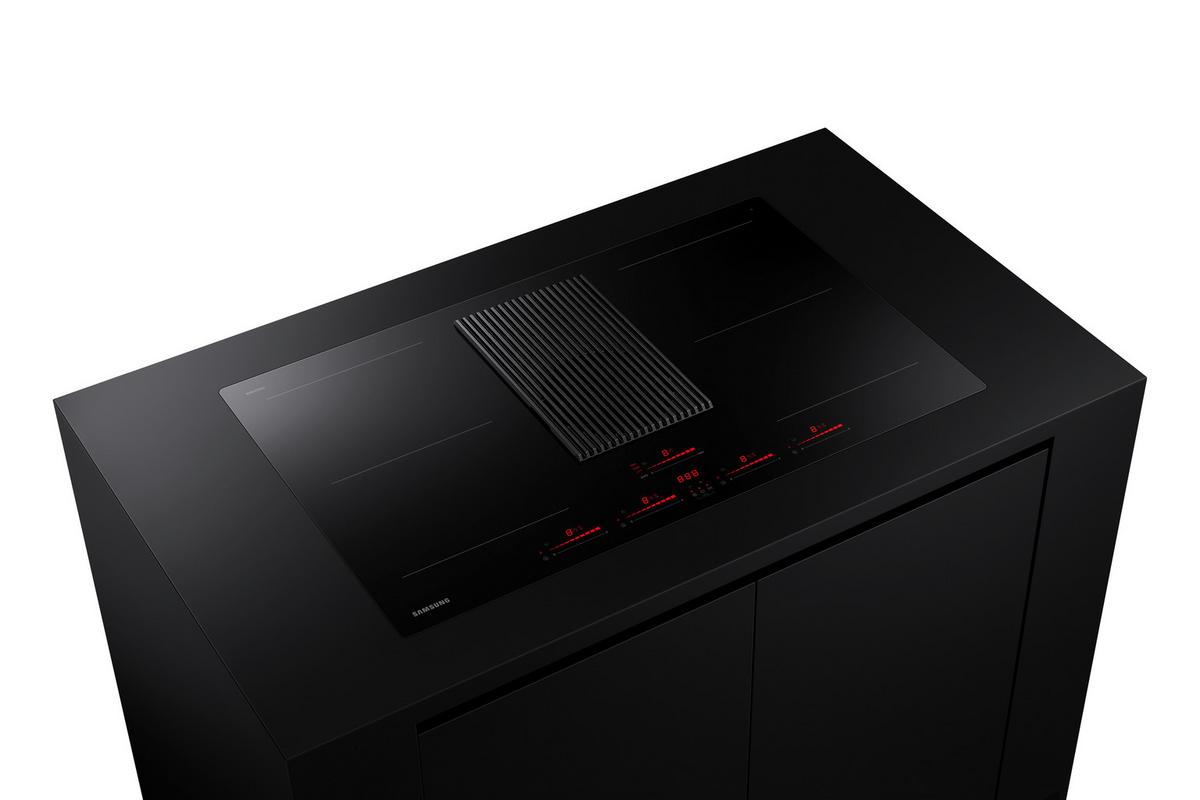 Kochfeld-Dunstabzug-Kombi Nz84t9747vk/Ur - Schwarz, MODERN, Glas/Kunststoff (83/21,1/51,5cm) - Samsung