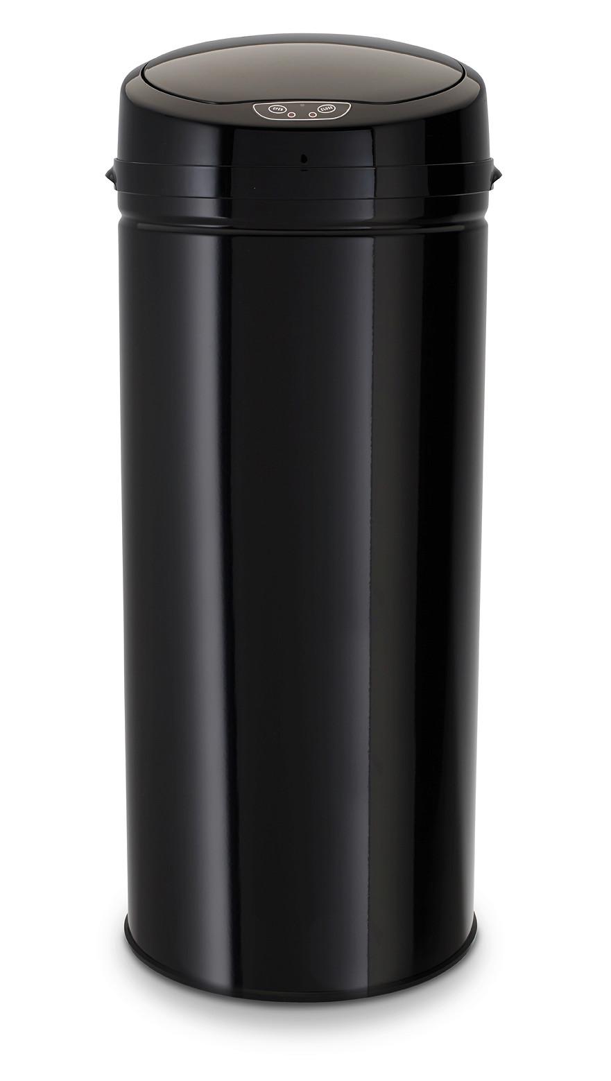 ODPADKOVÝ KOŠ IR SENSOR - BLACK - 42L - černá, Trend, kov/plast (31/31/79,5cm) - Echtwerk