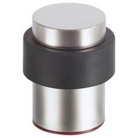 Türstopper 1 Stk. 8x13,2x3,5 Cm Aus Metall Mit Gummiring - Silberfarben, Metall (8/13,2/3,5cm)