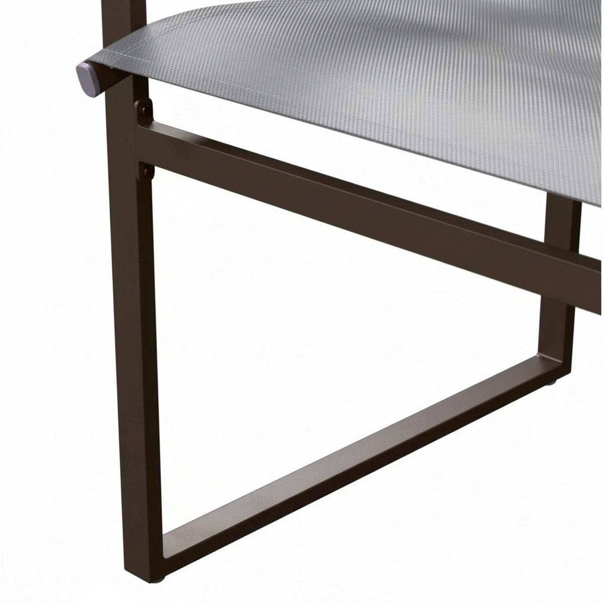 SADA ZAHRADNÍCH KŘESEL MATTEO - šedá/černá, Moderní, kov/textil (56/86/53cm) - Bessagi Garden