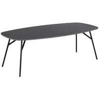 Couchtisch Caracas Schwarz, 120 cm - Schwarz, Design, Keramik/Metall (120/60/41cm) - MID.YOU