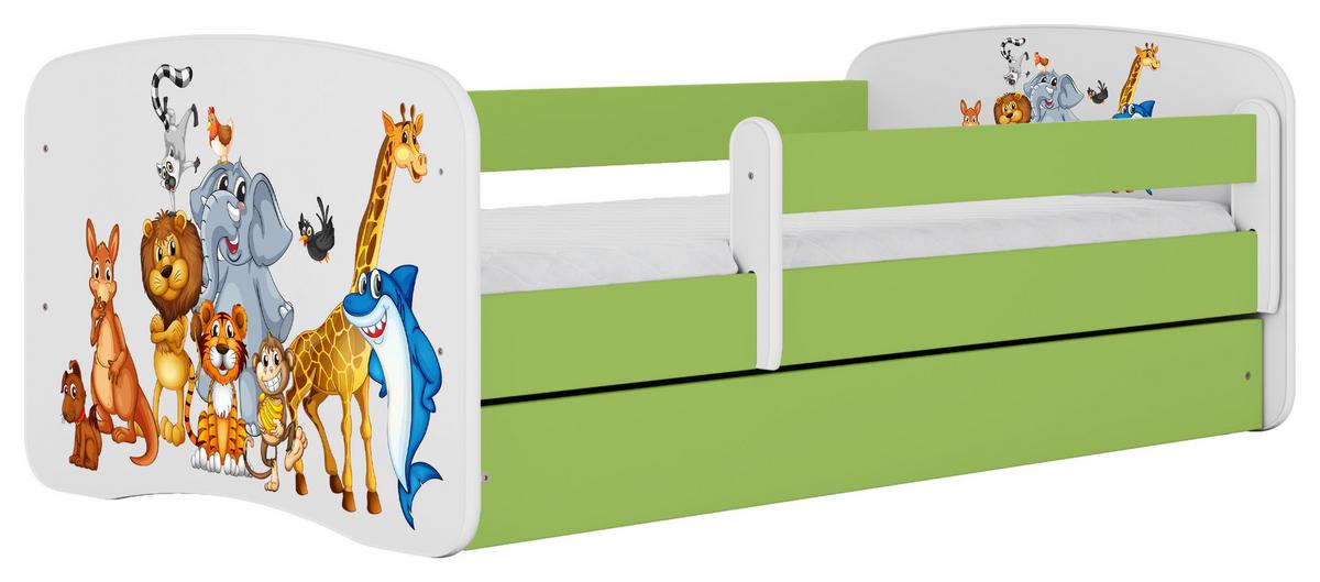 Kinder-/Juniorbett Babydreams inkl. Matratze 80x160 - Birkefarben/Weiß, MODERN, Holz/Holzwerkstoff (80/160cm) - MID.YOU