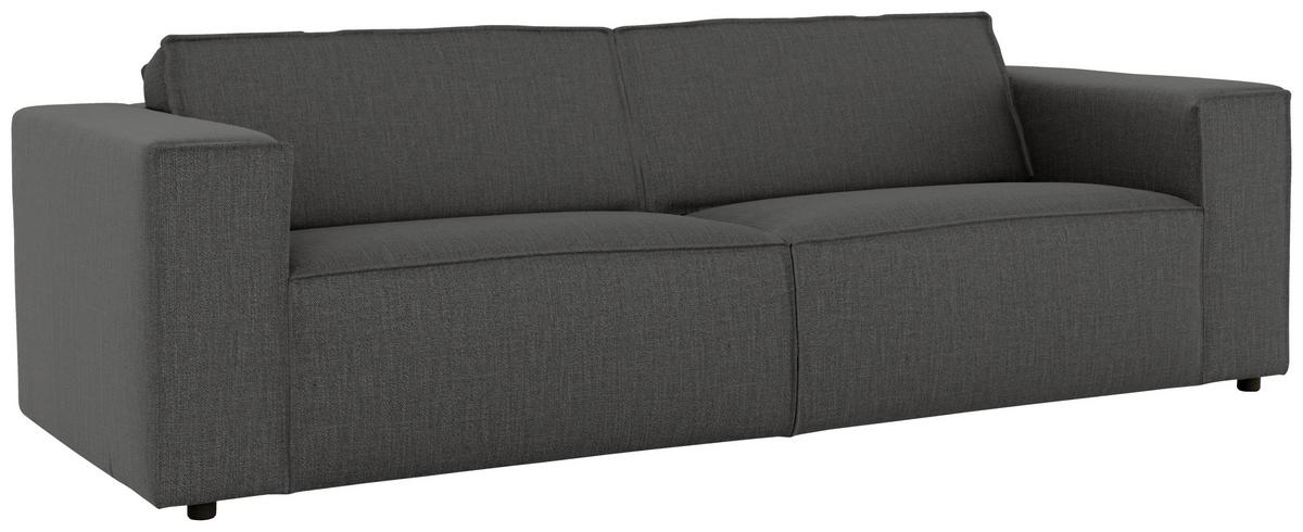 3-sitzer-sofa Dice Anthrazit B: 250 Cm - Anthrazit/Schwarz, MODERN, Textil (250/80/102cm) - MID.YOU