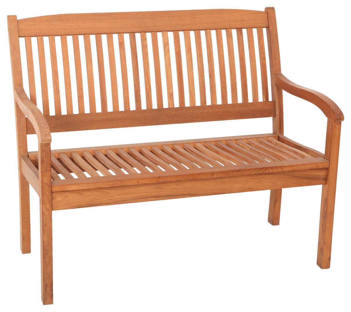 Gartenbank Eukalyptusholz 2-Sitzer Maracaibo - Naturfarben, KONVENTIONELL, Holz (107/91/63,5cm) - Gardenson