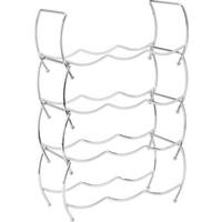 REGÁL NA VÍNO GIOVANNI - barvy chromu, kov (32,5/49/14cm) - Modern Living