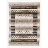 Webteppich Oculus Beige 90x190 cm - Beige, Basics, Textil (90/190cm) - Novel