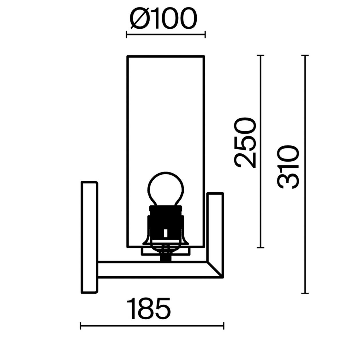 LED-Wandleuchte Fortano 1-Flammig, - Messingfarben, Trend, Glas/Metall (10/31/18,5cm) - MAYTONI